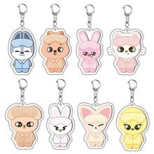 挂件 流浪儿童明星动漫卡通周边亚克力钥匙扣 stray kids