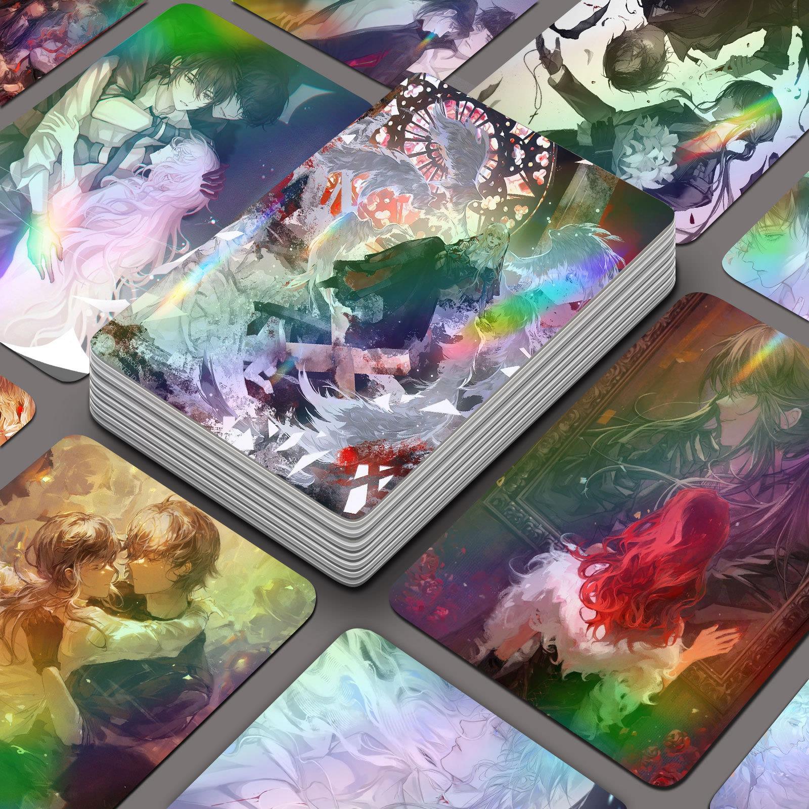 我在惊悚游戏里封神小卡56张动漫周边印贺卡自卡二次元高清LOMO卡