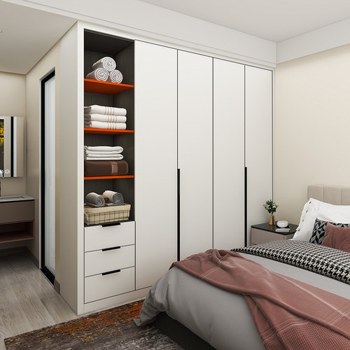 兔宝宝多功能成人衣柜定做自制