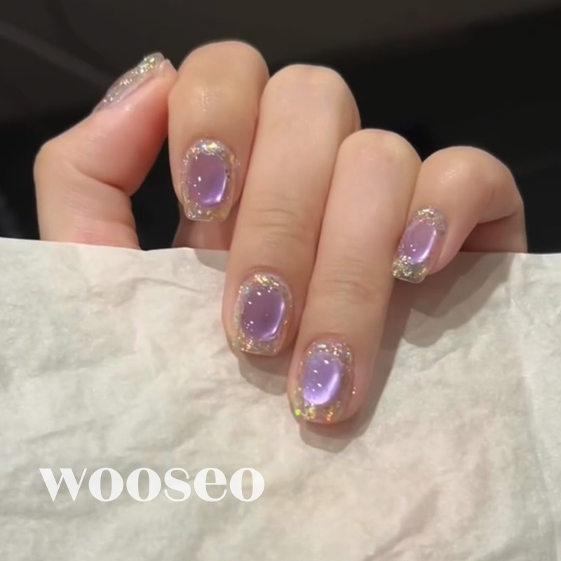 高质量精致绝美夏天玻璃珠豆豆甲