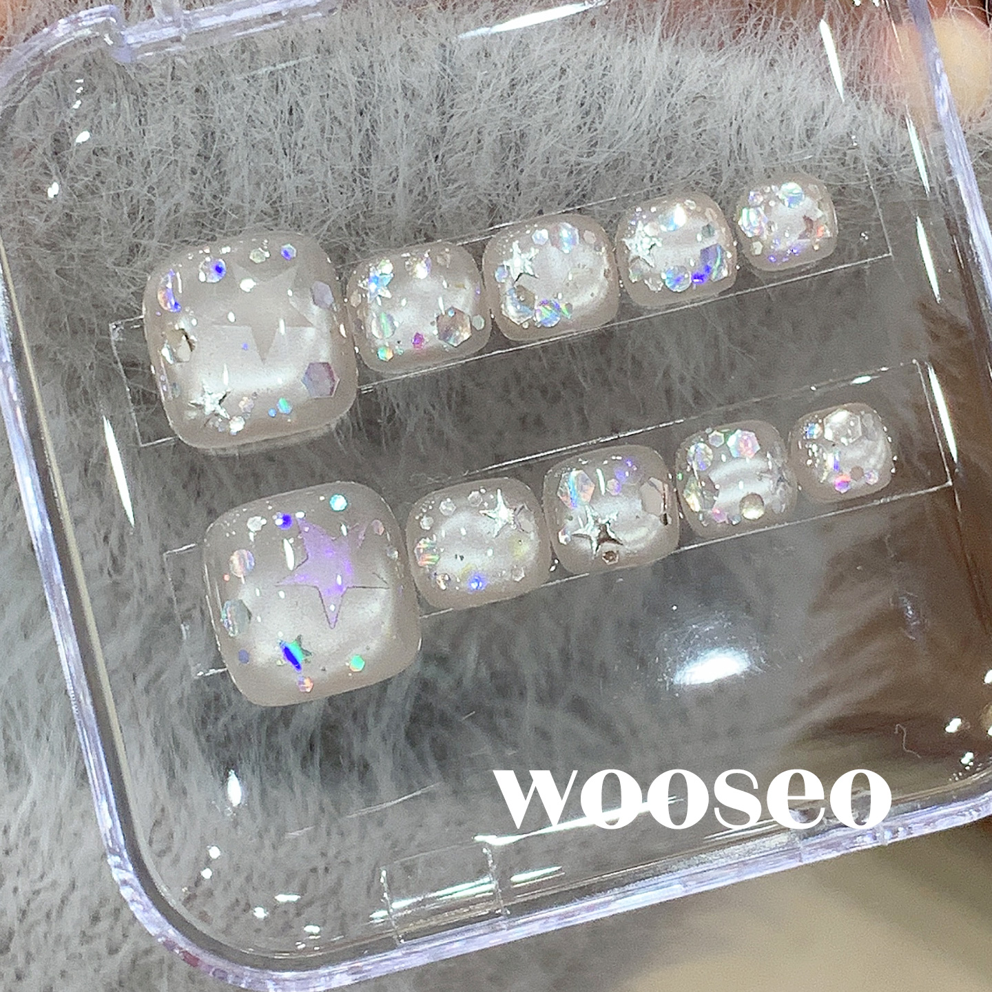 精致绝美富家千金脚美甲穿戴甲