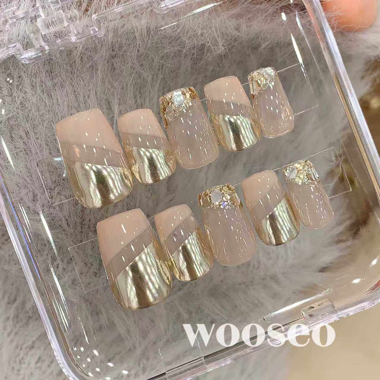 甲片穿戴甲短款秋冬高级感显白手工指甲贴片2026新款过年穿戴美甲,彩妆/香水/美妆工具,穿戴甲/甲片,淘宝优惠券,粉丝福利购,淘宝优惠卷