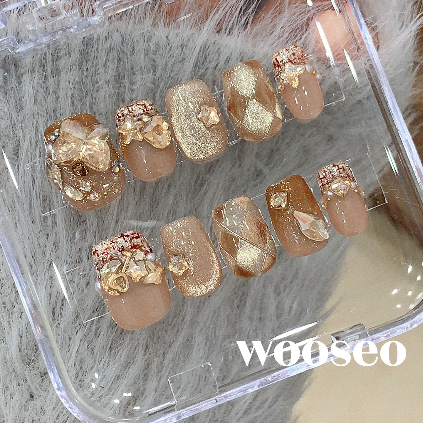 高质量秋冬绝美超显白美甲成品