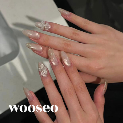 精致绝美富家千金显白美甲贴片