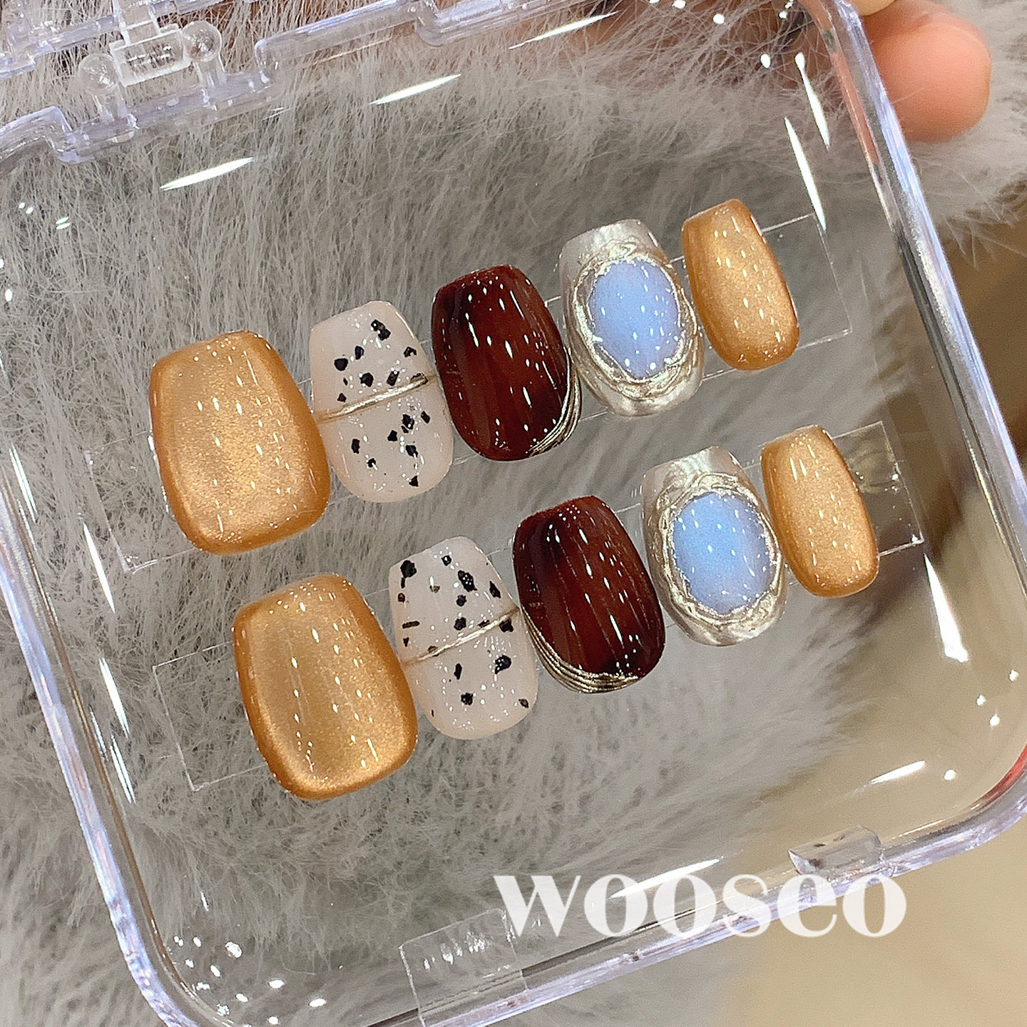 猫眼甲片穿戴甲短款轻奢高级感手工指甲贴片2026新款秋冬穿戴美甲,彩妆/香水/美妆工具,穿戴甲/甲片,淘宝优惠券,粉丝福利购,淘宝优惠卷