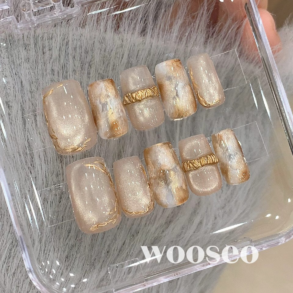 精致绝美富家千金成品甲片