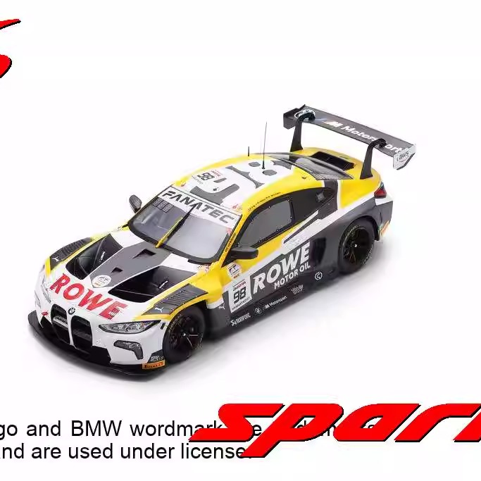 现货 SPARK 18SPA2023 1:18 2023斯帕24h 宝马M3 GT3 #98 罗威