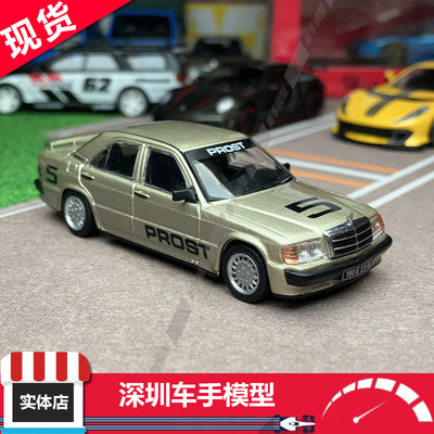 现货 TW 1:64 奔驰190 E 2.3-16 1984 #5阿兰·普罗斯特 合金车模