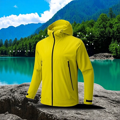 安踏中国国家地理风暴甲冲锋衣男