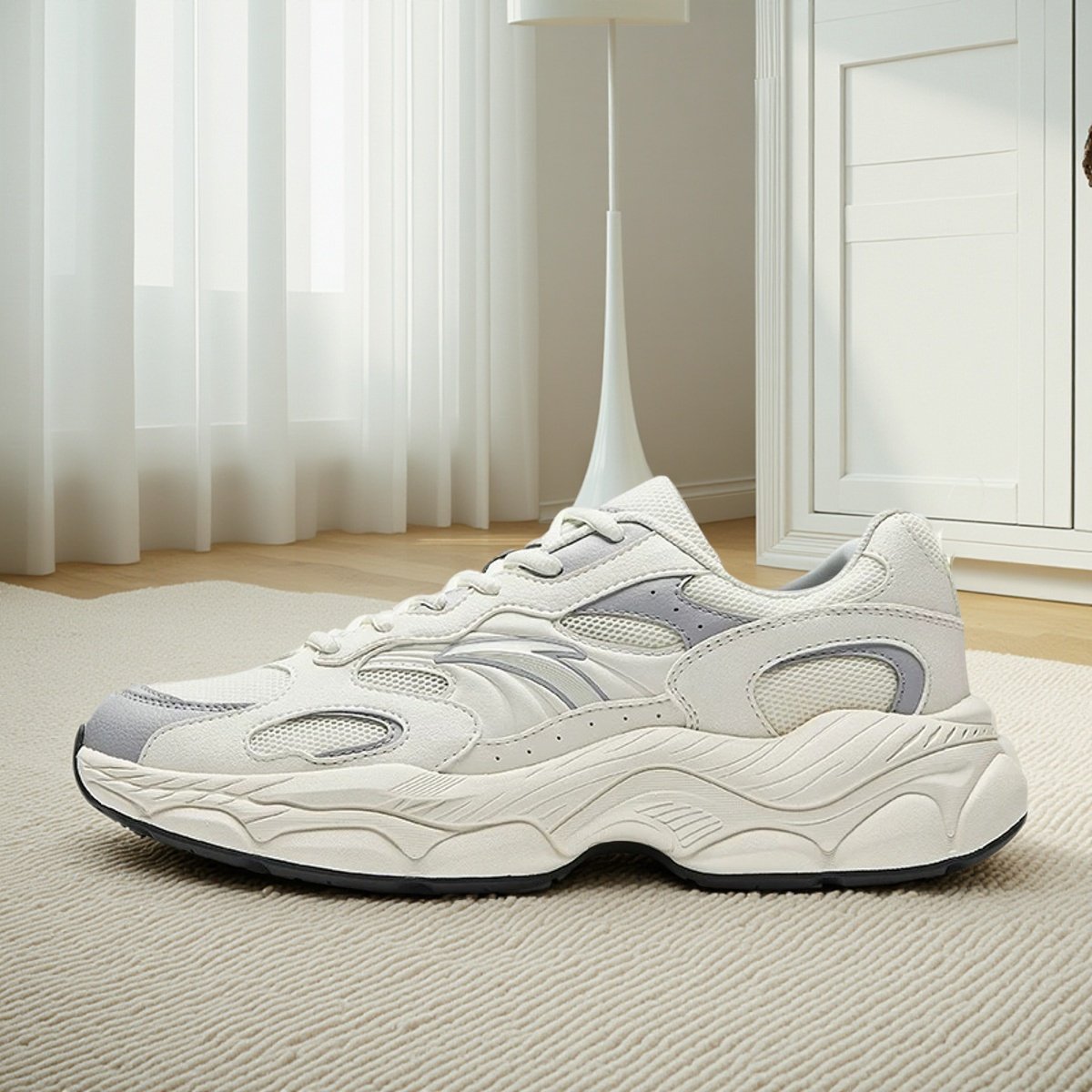 安踏小千禧复古潮流休闲鞋男2025秋冬款运动鞋百搭男鞋112518812