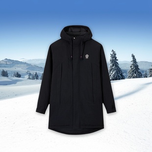 安踏凯里·欧文系列丨中长款六度芯羽绒服男士棉服外套172611903