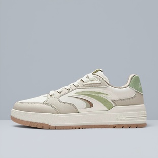 女2025秋季 撞色平底板鞋 新款 小白鞋 122548066 安踏982 运动鞋 经典