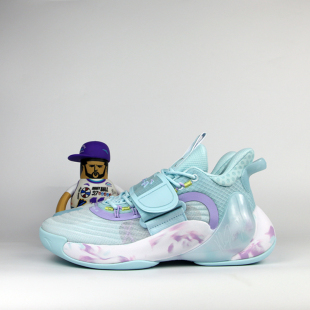 安踏篮球鞋水花3代 秋款汤普森kt实战低帮耐磨防滑战靴112121604S