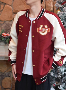 安踏好事发生丨马年新年款红色棒球服夹克外套男女同款152618709S