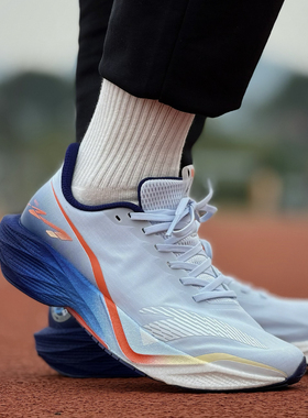 安踏马赫6代丨专业缓震跑步鞋男中考体测竞速训练运动鞋112615583