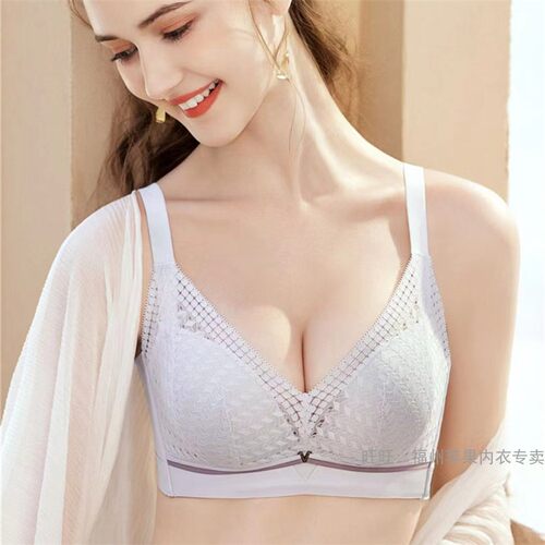 聚拢文胸罩闺蜜私语无钢圈收副乳