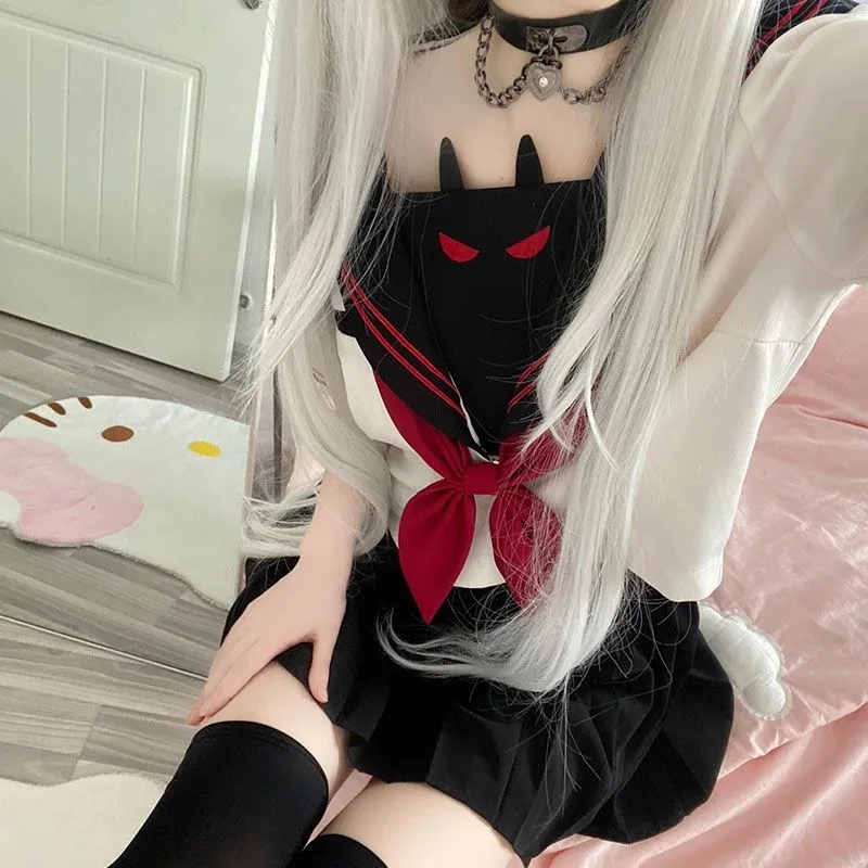 2025纯欲jk制服减龄小恶魔学院风