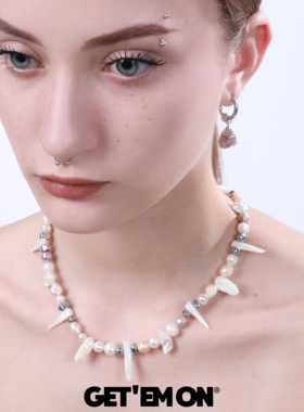 原创黑豹系列美式嘻哈锁骨项链