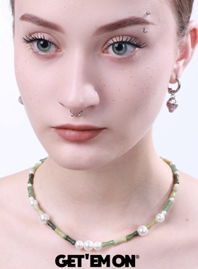 小众国风设计感情侣项链