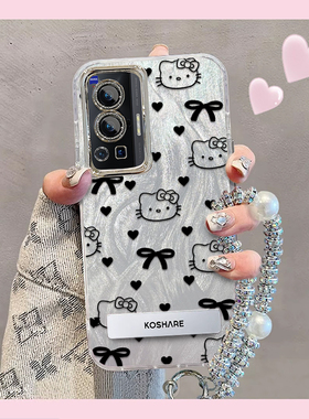 精孔kt猫vivoX70Pro手机壳V2134A情侣全包防摔高级男女可爱套外壳