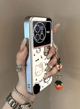 vivo X80手机壳X9新X20全包X21防摔X23薄X30软X50款X60套X70男X80女X90可爱X100外壳X200 pro凯蒂kt猫vivox80