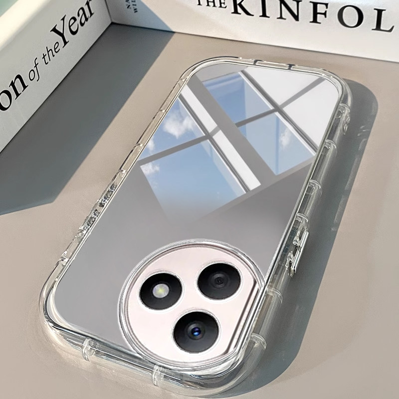 荣耀X50i+手机壳8X透明新9X PRO镜面X20泡芙X30气囊i男X10女X40高级X60潮+全包GT防摔SE潮MAX软honor