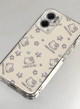 凯蒂猫红米Note11E手机壳透明22041219C全包防摔软男女可爱套外壳