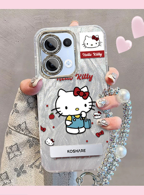 羽纱kt猫OPPOReno13手机壳PKM110情侣全包防摔高级男女可爱套外壳