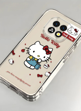 卡通kt猫realme真我V60壳透明RMX3995全包防摔男女可爱套外壳