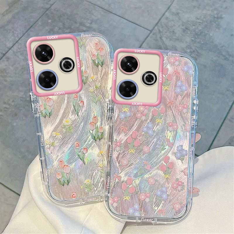 雏菊红米note13R手机壳note 7女8全包12防摔14可爱K20薄Turbo4男K40款K50套K60外K70女K80新Pro牌Redmi款13