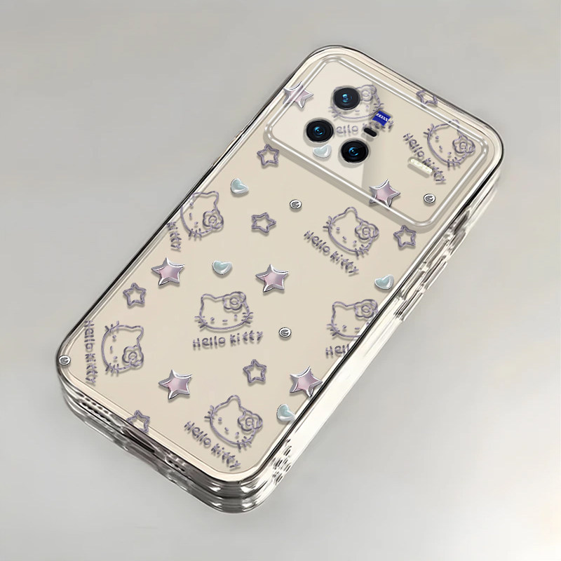 凯蒂猫vivoX80手机壳透明V2183A全包防摔硅胶高级男女可爱套外壳