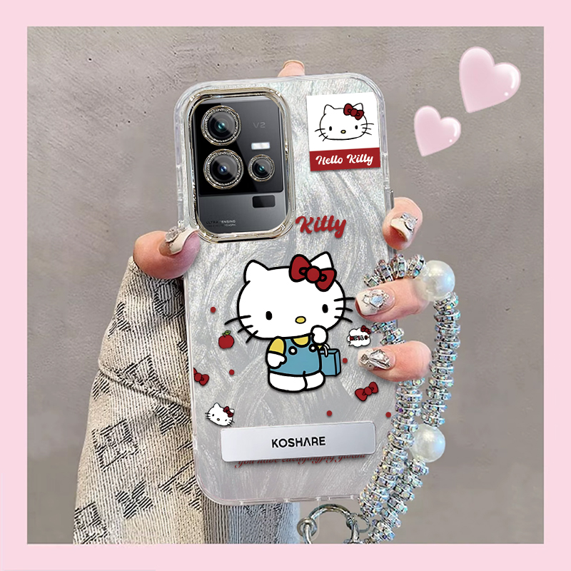 羽纱kt猫iQOO11手机壳V2243A情侣全包防摔硅胶高级男女可爱套外壳
