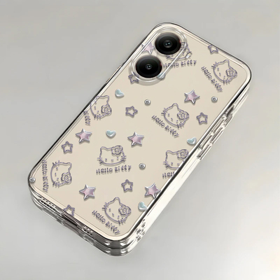 凯蒂猫红米Turbo4手机壳透明24129RT7CC全包防摔软男女可爱套外壳