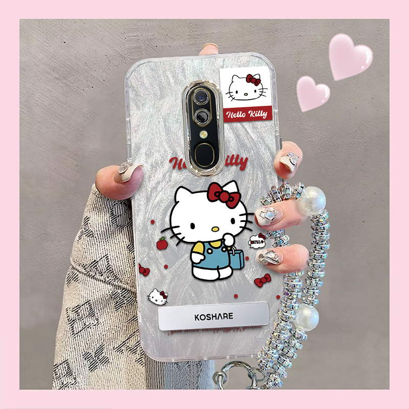 羽纱kt猫OPPOA9x手机壳PCAM10情侣全包防摔软高级男女可爱套外壳