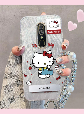 羽纱kt猫OPPOA9x手机壳PCAM10情侣全包防摔软高级男女可爱套外壳