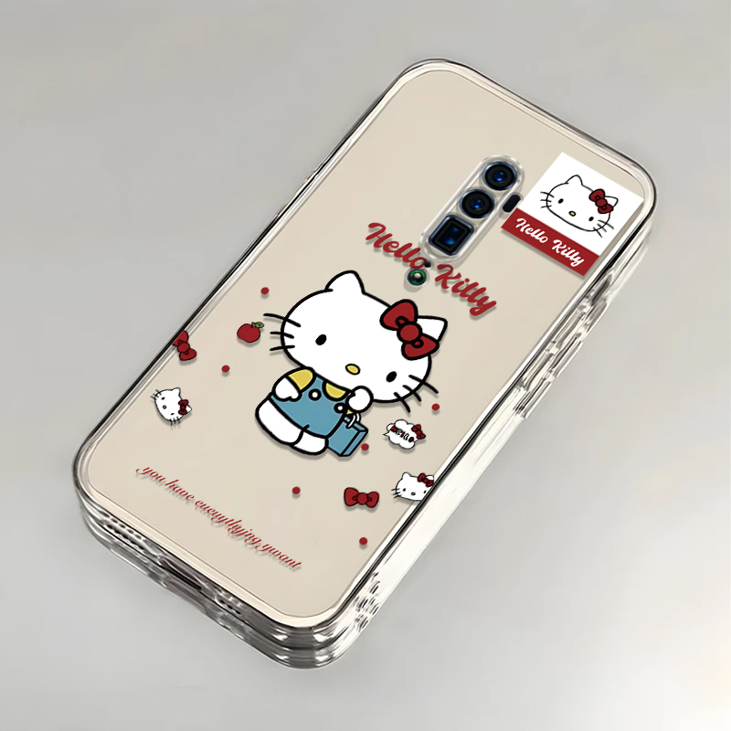 卡通kt猫OPPOReno10倍变焦版壳透明PCCM00全包防摔可爱套外壳