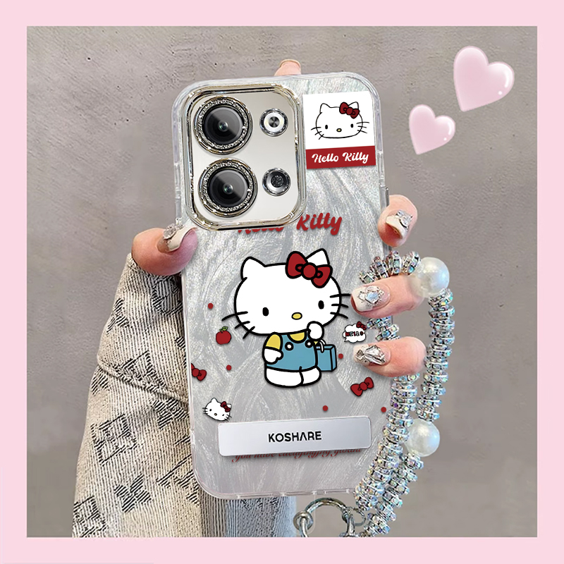 羽纱kt猫OPPOReno9Pro手机壳PGX110情侣全包防摔软男女可爱套外壳