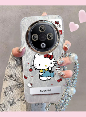 羽纱kt猫vivoY300手机壳V2435A情侣全包防摔软高级男女可爱套外壳