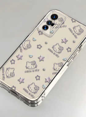 凯蒂猫vivoX70手机壳透明v2133a全包防摔硅胶高级男女可爱套外壳