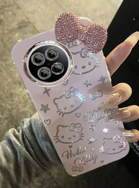 羽纱kt猫vivoX90S手机壳V2241HA情侣全包防摔高级男女可爱套外壳