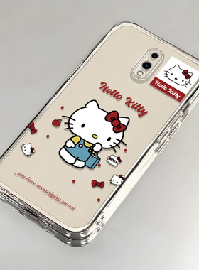 卡通kt猫OPPOReno壳透明PCAM00全包防摔软高级男女可爱套外壳