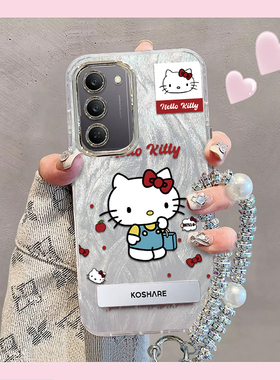 羽纱kt猫realme真我V60Pro手机壳RMX3953情侣全包防摔可爱套外壳