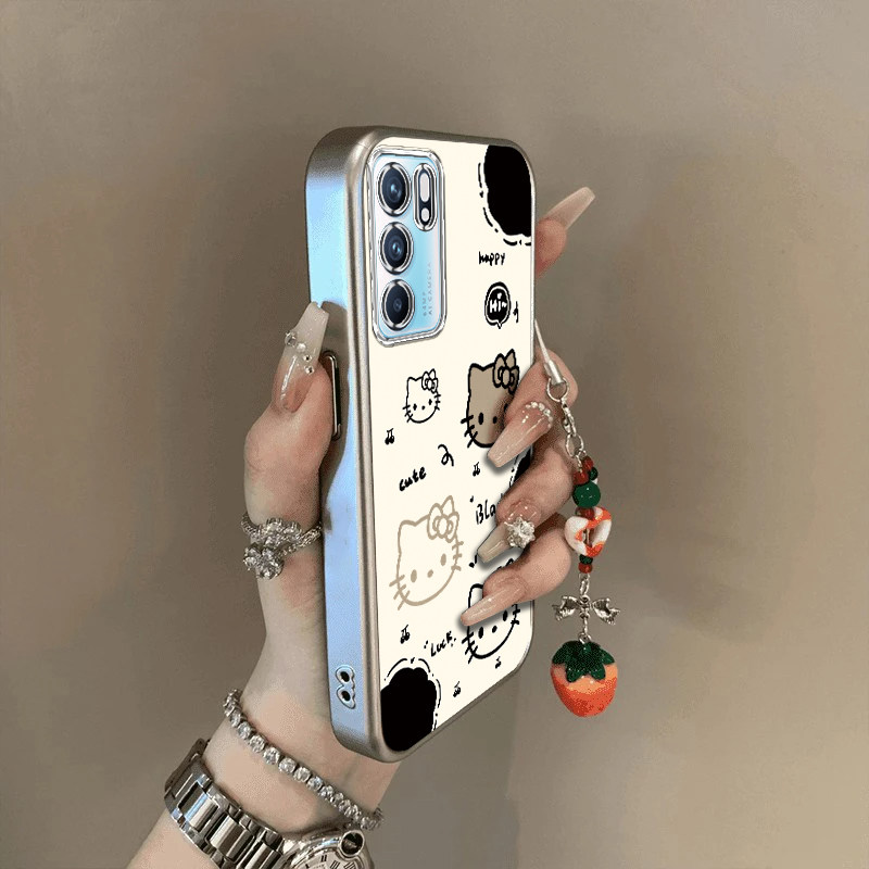 OPPO Reno6手机壳R 9 S高级Reno 3 Pro新2全包13防摔12薄10软4潮11套5男6女7可爱8外壳9凯蒂kt猫OPPOReno6