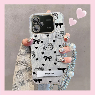 精孔kt猫红米Note13Pro+手机壳23090RA98C情侣全包防摔可爱套外壳