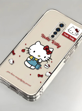 卡通kt猫OPPORenoAce壳透明PCLM10全包防摔软男女可爱套外壳