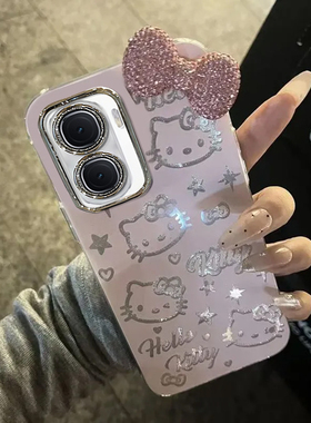 羽纱kt猫iQOONeo10Pro+手机壳V2463A情侣全包防摔男女可爱套外壳