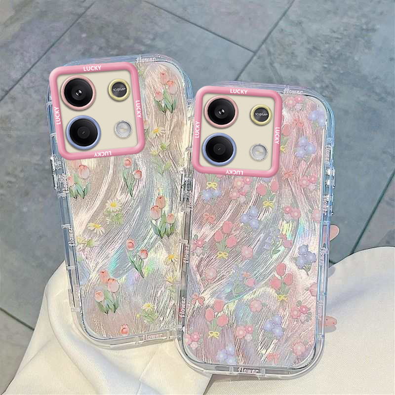 雏菊红米15R手机壳note 7女8全包12防摔14可爱K20薄Turbo4pro男K40款K50套K60 E外K70女K80新Pro+牌Redmi款13
