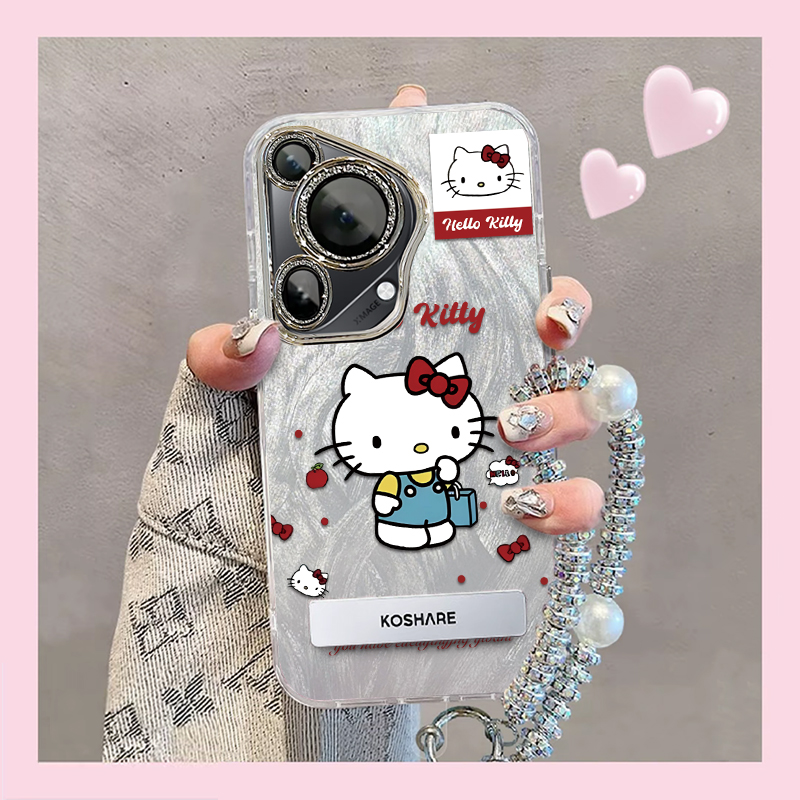 羽纱kt猫华为P70Ultra手机壳情侣全包防摔硅胶高级男女可爱套外壳