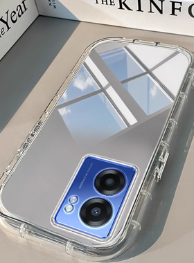 Realme真我V23手机壳Realme V3透明V5新V13镜面11泡芙PRO +气囊GT NEO 6男女20高级50潮T全包60防摔Neo7硅胶