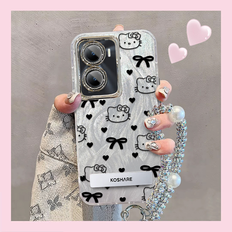 精孔kt猫vivoY35m手机壳V2230A情侣全包防摔软高级男女可爱套外壳